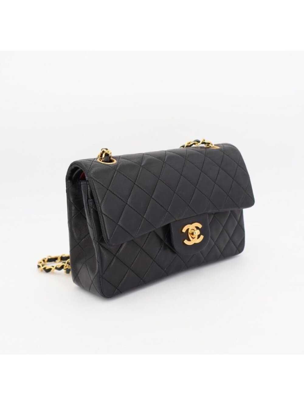Chanel Quilted Double Flap Shoulder Handbag
